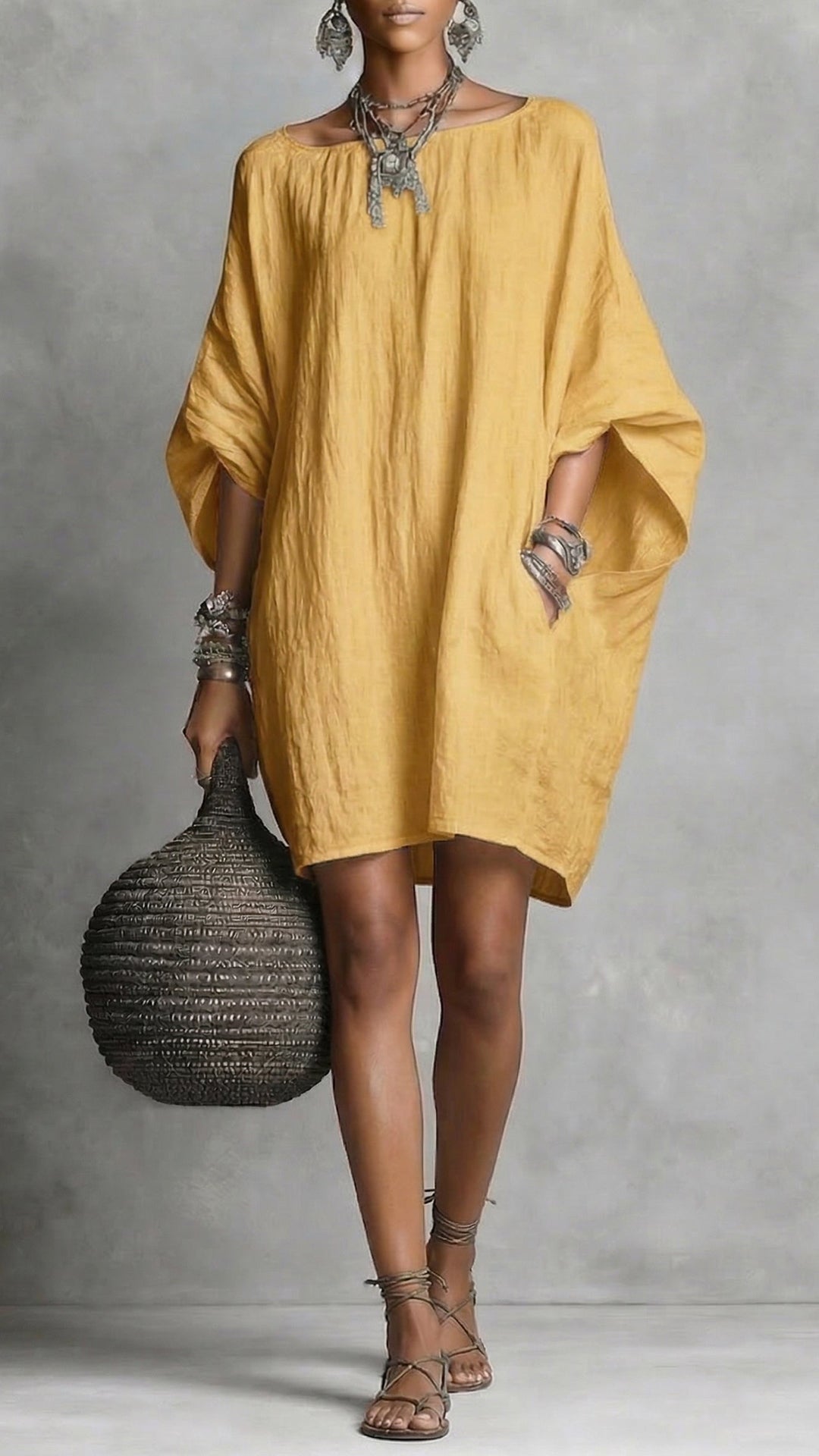 📦📦LAST DAY SAVE 49% ⏰Casual cotton and linen dress