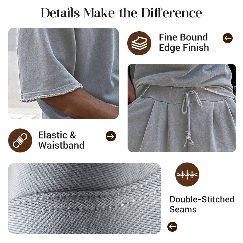 💎50% ON SOLID COLOR SPORTS SETS!💎Moisture-Wicking Comfort, Loose Fit & Perfect for Gym to Street🏃‍♂️👕