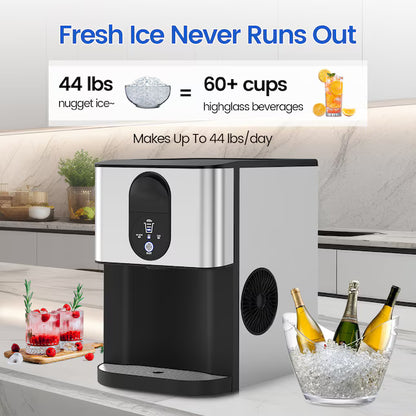 💥Factory Direct Clearance💥 Self-Dispensing Nugget Ice Maker ❄️ | 44 lbs/Day