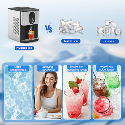 💥Factory Direct Clearance💥 Self-Dispensing Nugget Ice Maker ❄️ | 44 lbs/Day