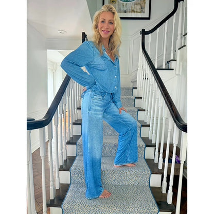 Jordann Jammies Denim Dreams Pajama Set