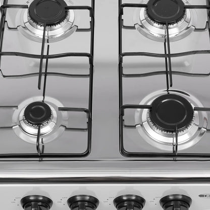 💥Factory Direct Sale💥 4 Burner Portable Gas Stove 🔥 NG/LPG Outdoor Cooktop for Camping & RV