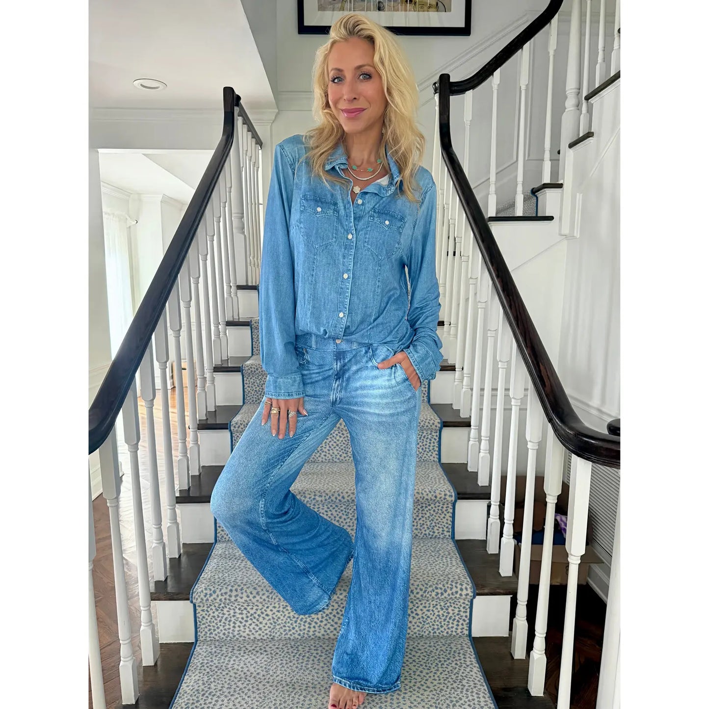 Jordann Jammies Denim Dreams Pajama Set