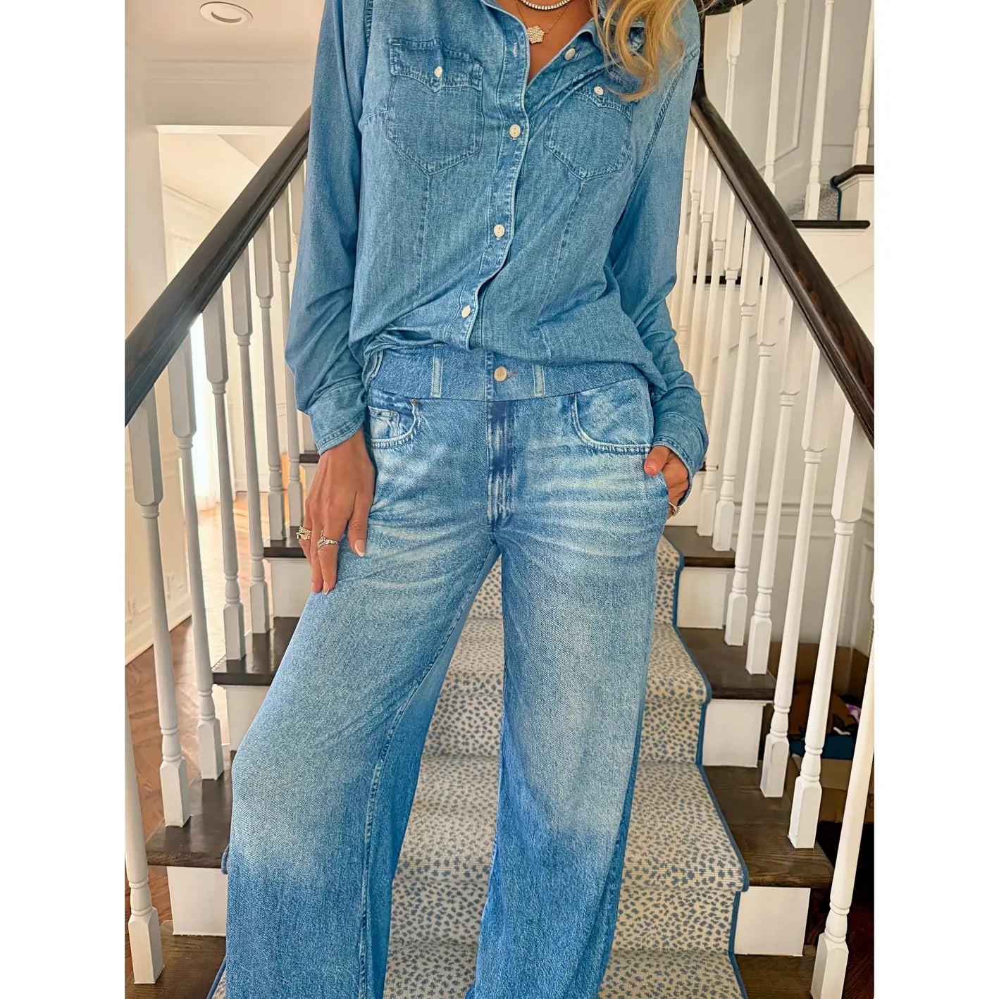 Jordann Jammies Denim Dreams Pajama Set