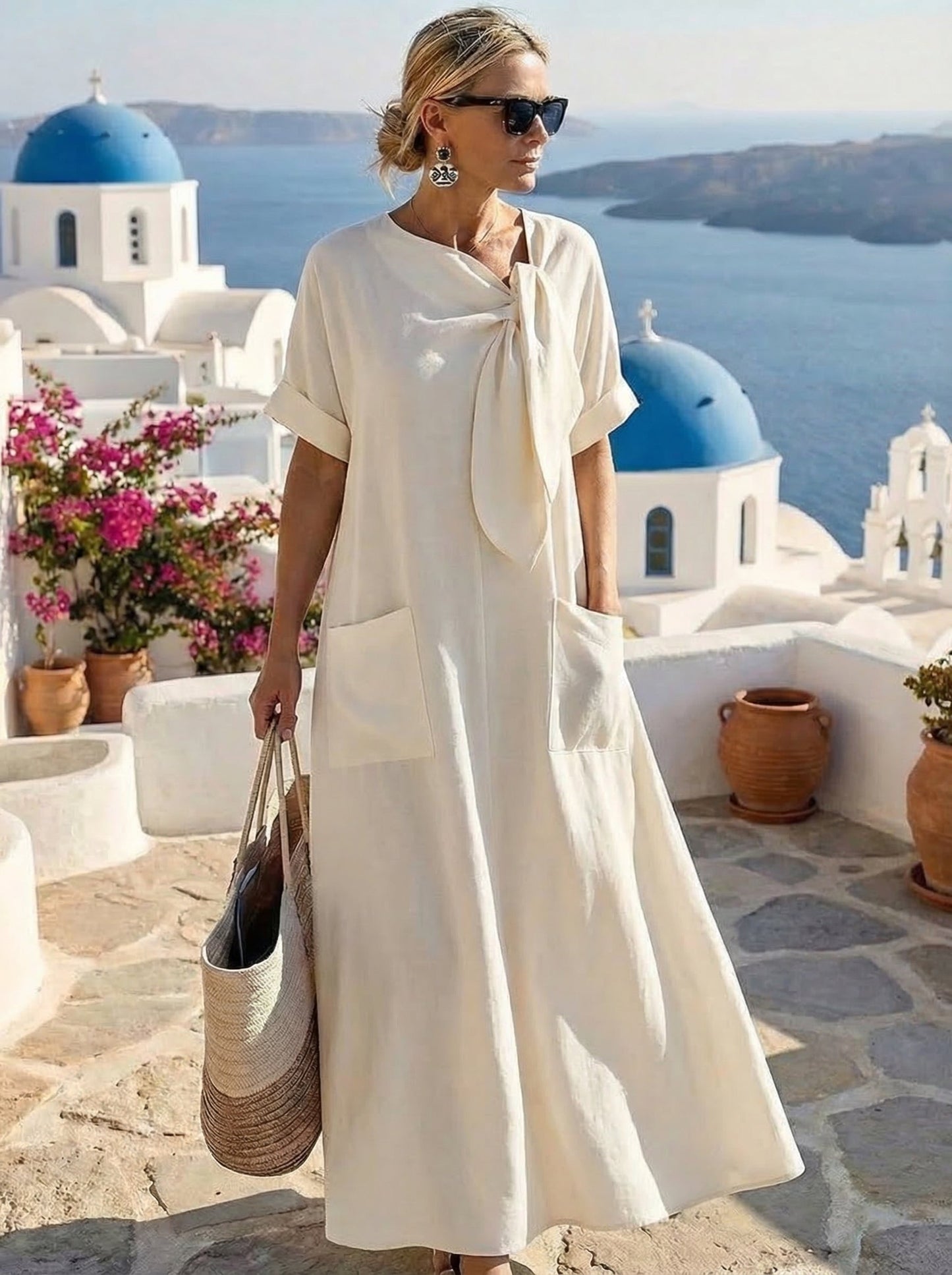 🤩🤩Fleur™ Elegant Dress with Pockets