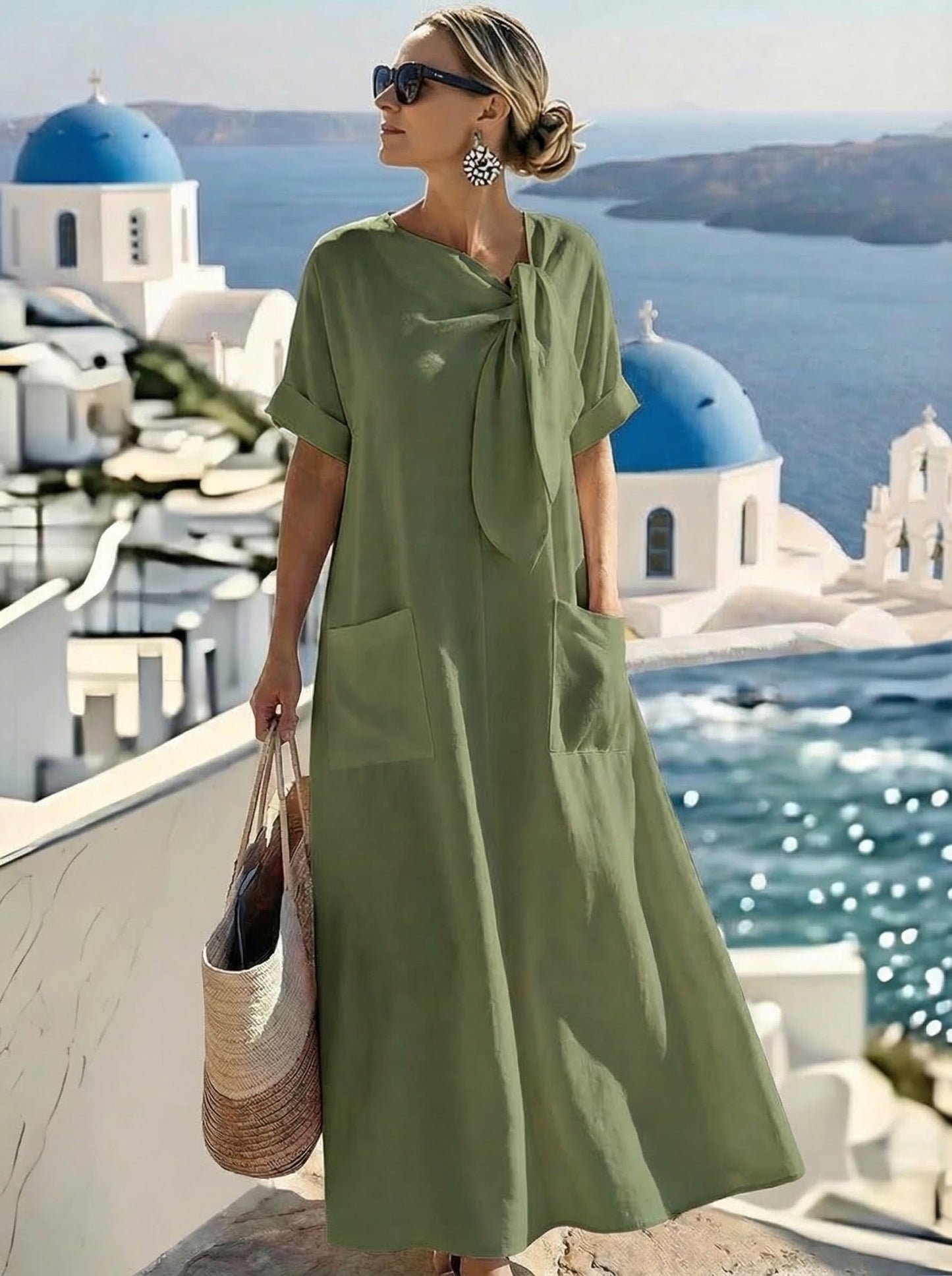 🤩🤩Fleur™ Elegant Dress with Pockets