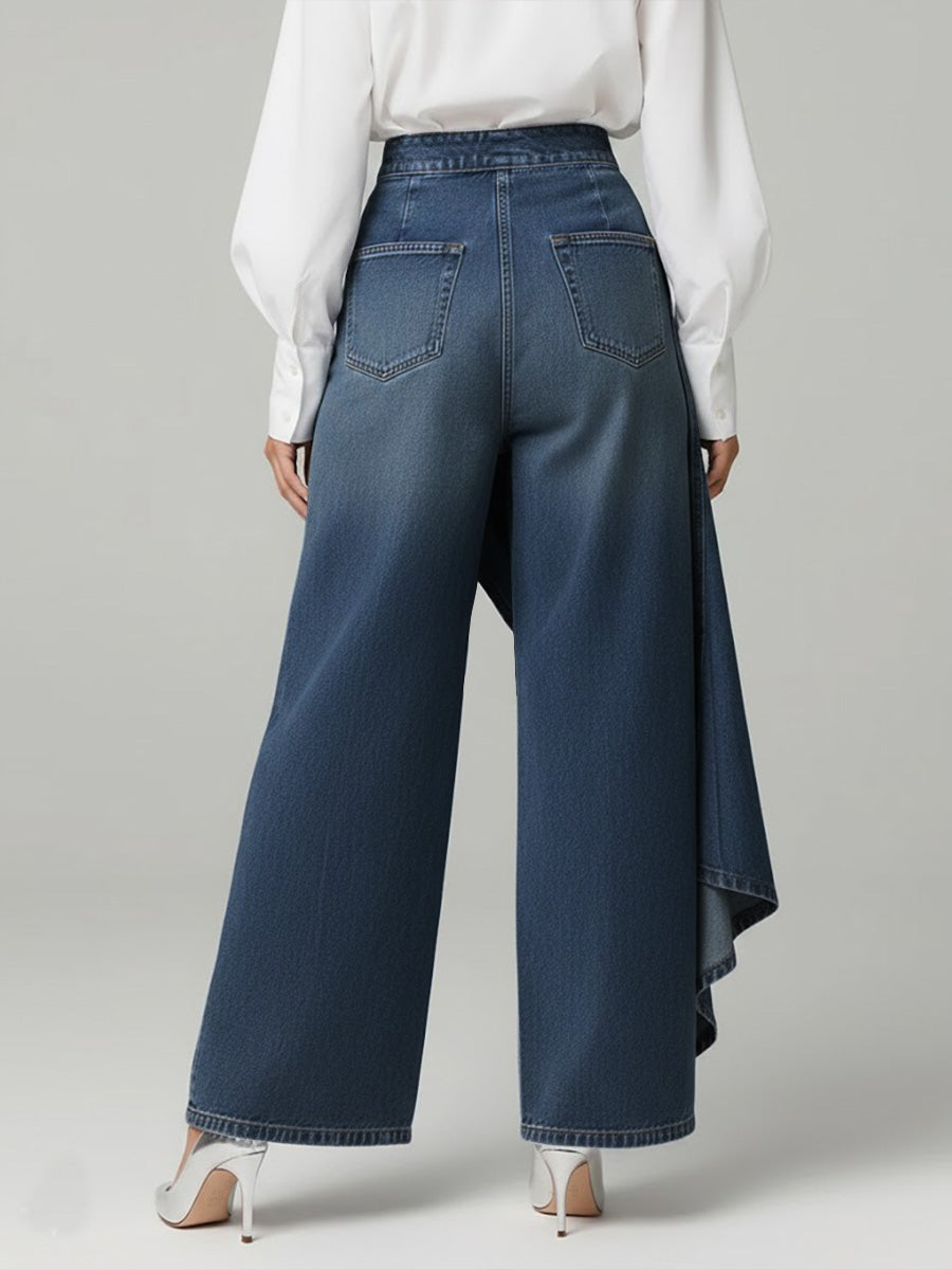 📦📦Women's High-waisted Relaxed Fit Wide-leg Jeans With A Stylish Design.