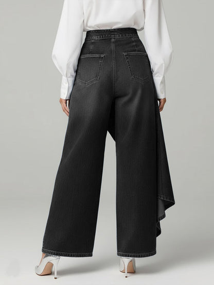📦📦Women's High-waisted Relaxed Fit Wide-leg Jeans With A Stylish Design.