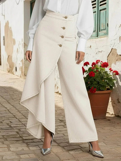 📦📦Women's High-waisted Relaxed Fit Wide-leg Jeans With A Stylish Design.