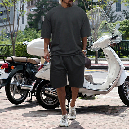 💎50% ON SOLID COLOR SPORTS SETS!💎Moisture-Wicking Comfort, Loose Fit & Perfect for Gym to Street🏃‍♂️👕