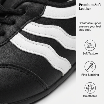🤩🤩Time-Limited Special⏰Women's Retro Wave Stripe Lace-Up Sneakers