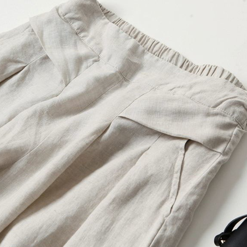 🤩🤩Women's Cotton-Linen Wide-Leg Pants