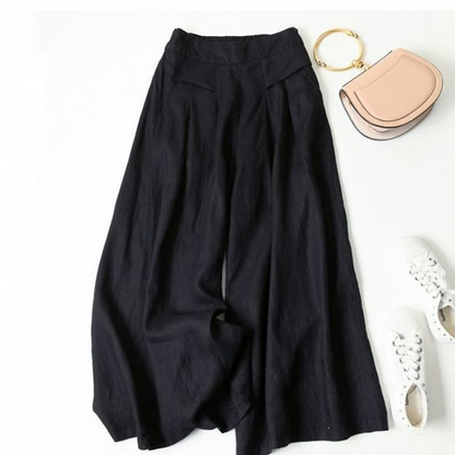 🤩🤩Women's Cotton-Linen Wide-Leg Pants