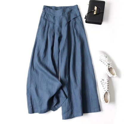 🤩🤩Women's Cotton-Linen Wide-Leg Pants